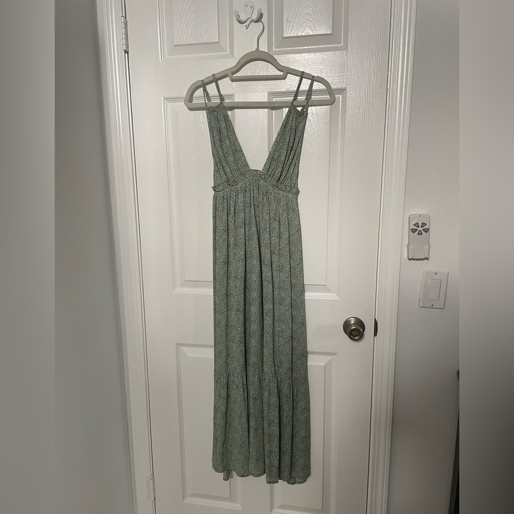 Daisy Lane Bohemian Lifestyle Teal Dress - Size Small